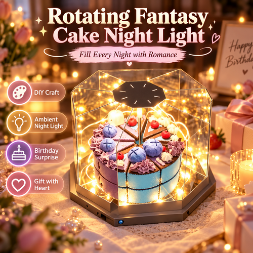 Cake-shaped night light