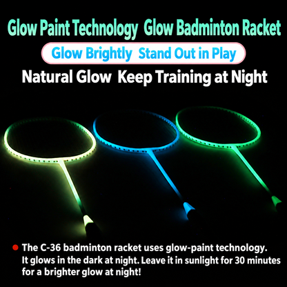NightGlow Badminton Racket