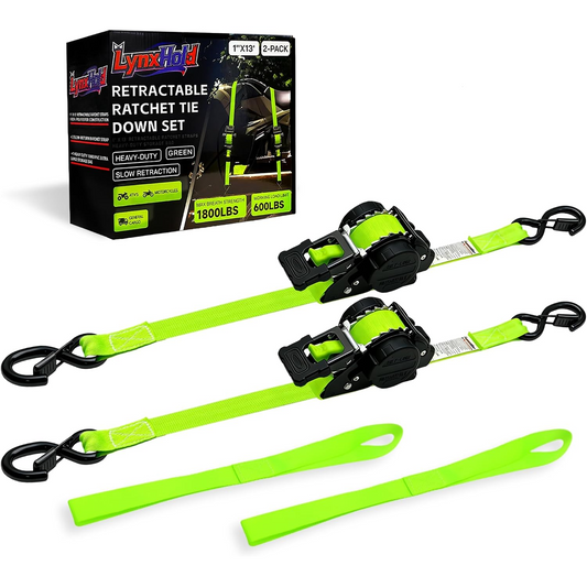 Auto-Retract Tie Down Straps