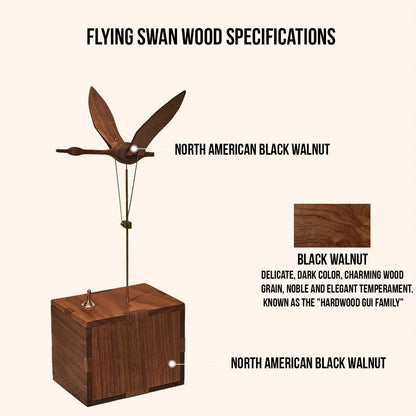 Wooden Flying Bird Sculpture