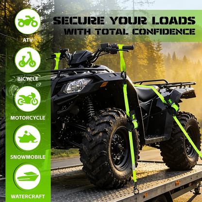 Auto-Retract Tie Down Straps