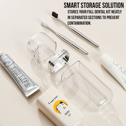 3-in-1 Travel Toothbrush Cup