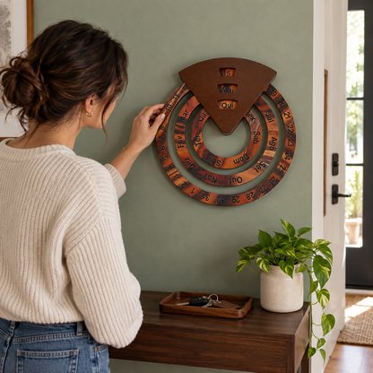 Wooden Perpetual Calendar